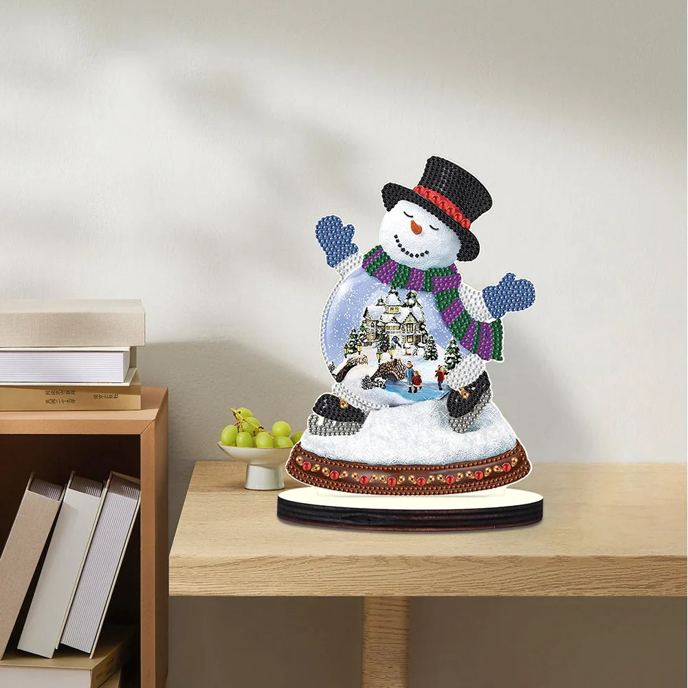 Diamond Painting Ornament | Christmas Snowman