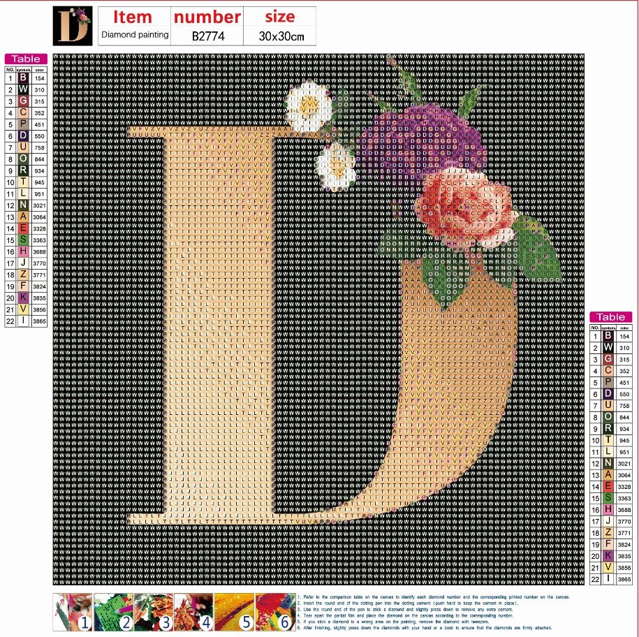 Letter | Full Round Diamond Painting Kits