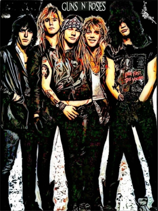 Guns N' Roses | Full Round/Square Diamond Painting Kits