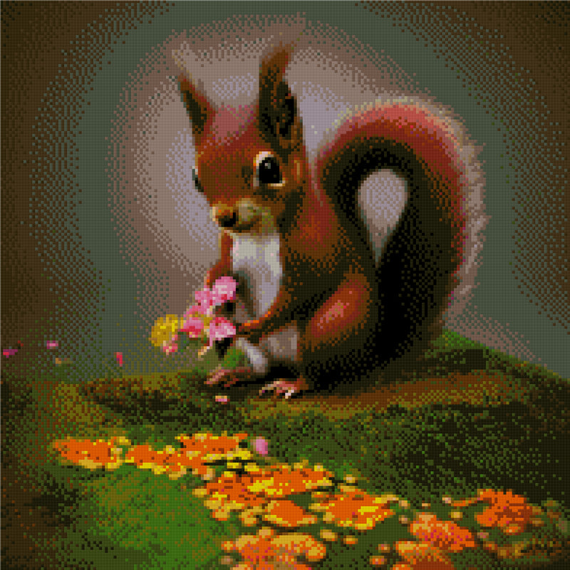 Squirrel | Full Round/Square Diamond Painting Kits