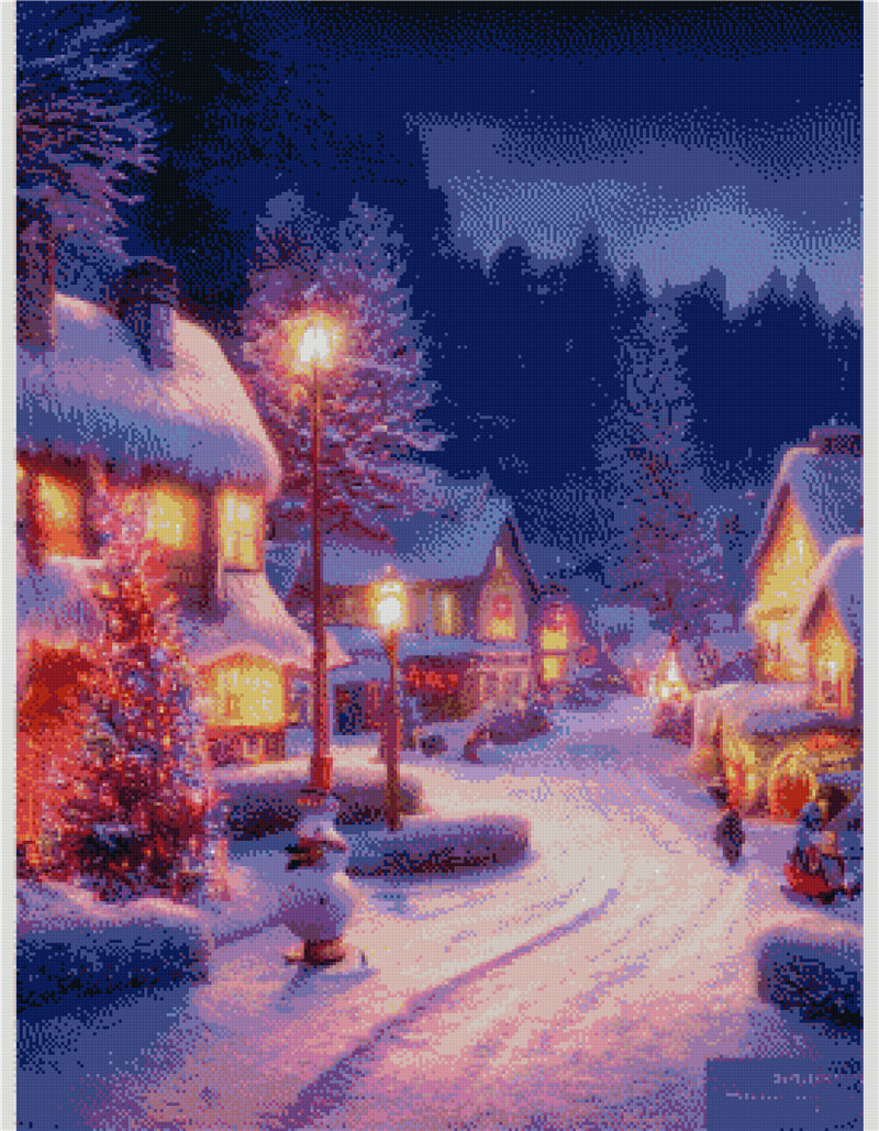 Winter Scenery | Full Round/Square Diamond Painting Kits