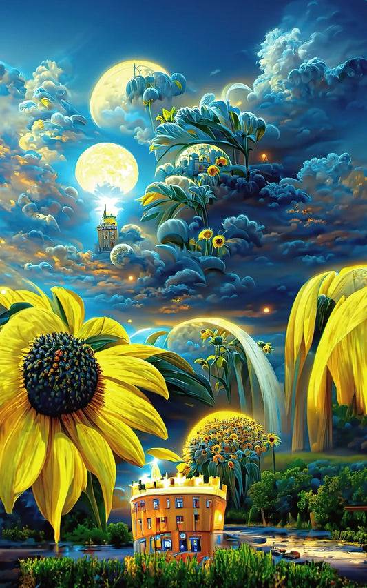 Sunflower | Full Round/Square Diamond Painting Kits