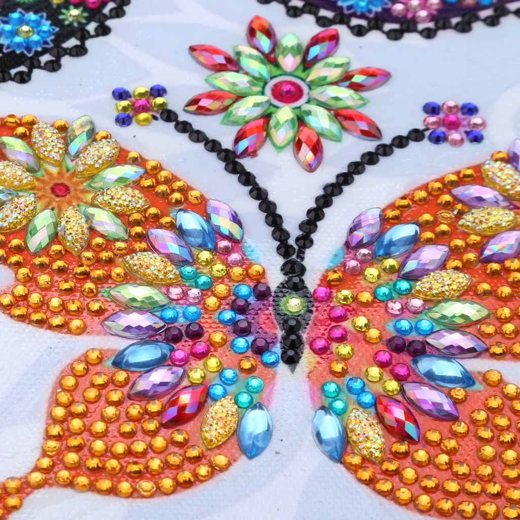 Schmetterling | Speziell geformte Diamant-Malkits 