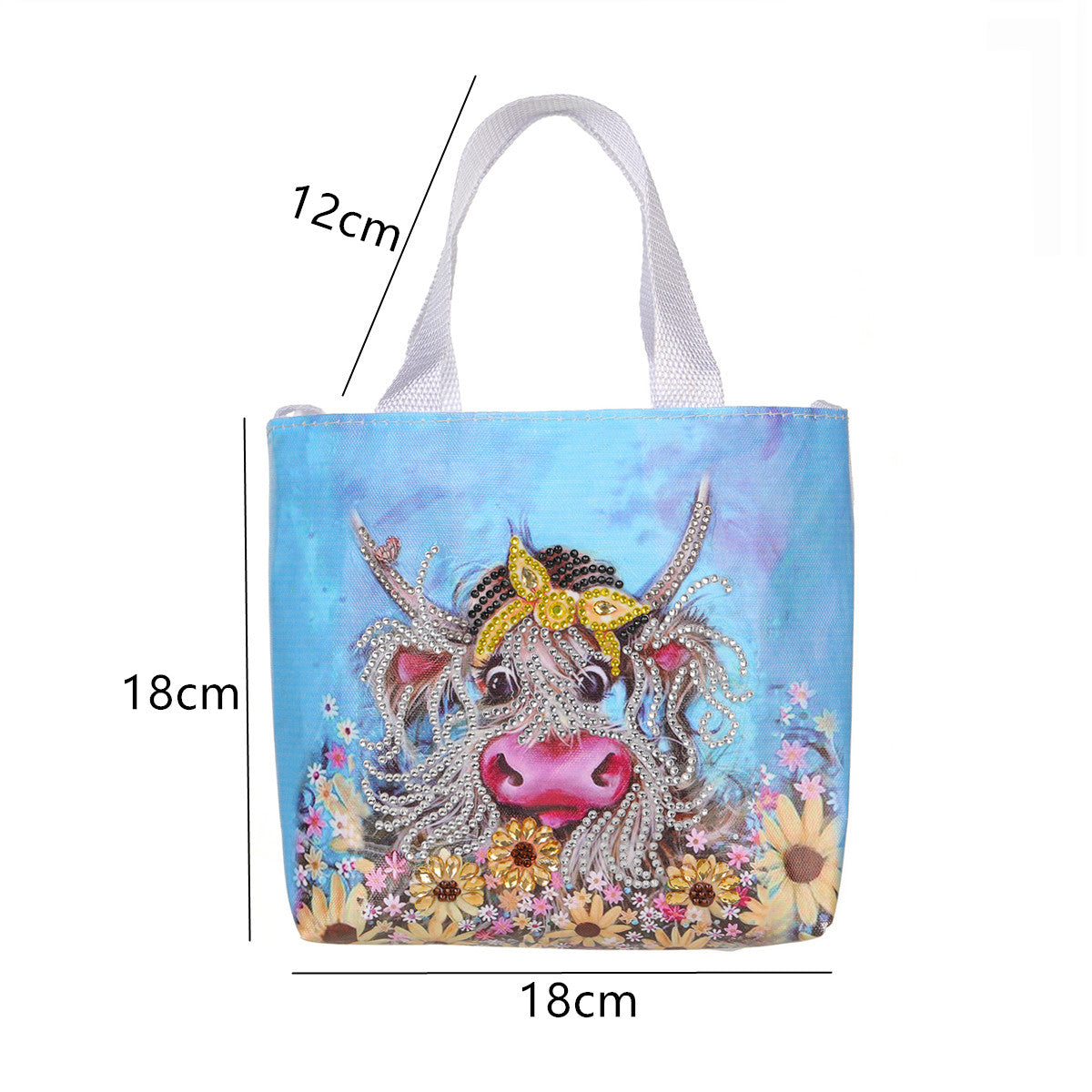 DIY special-shaped Diamond painting package Children's handbag | Cow