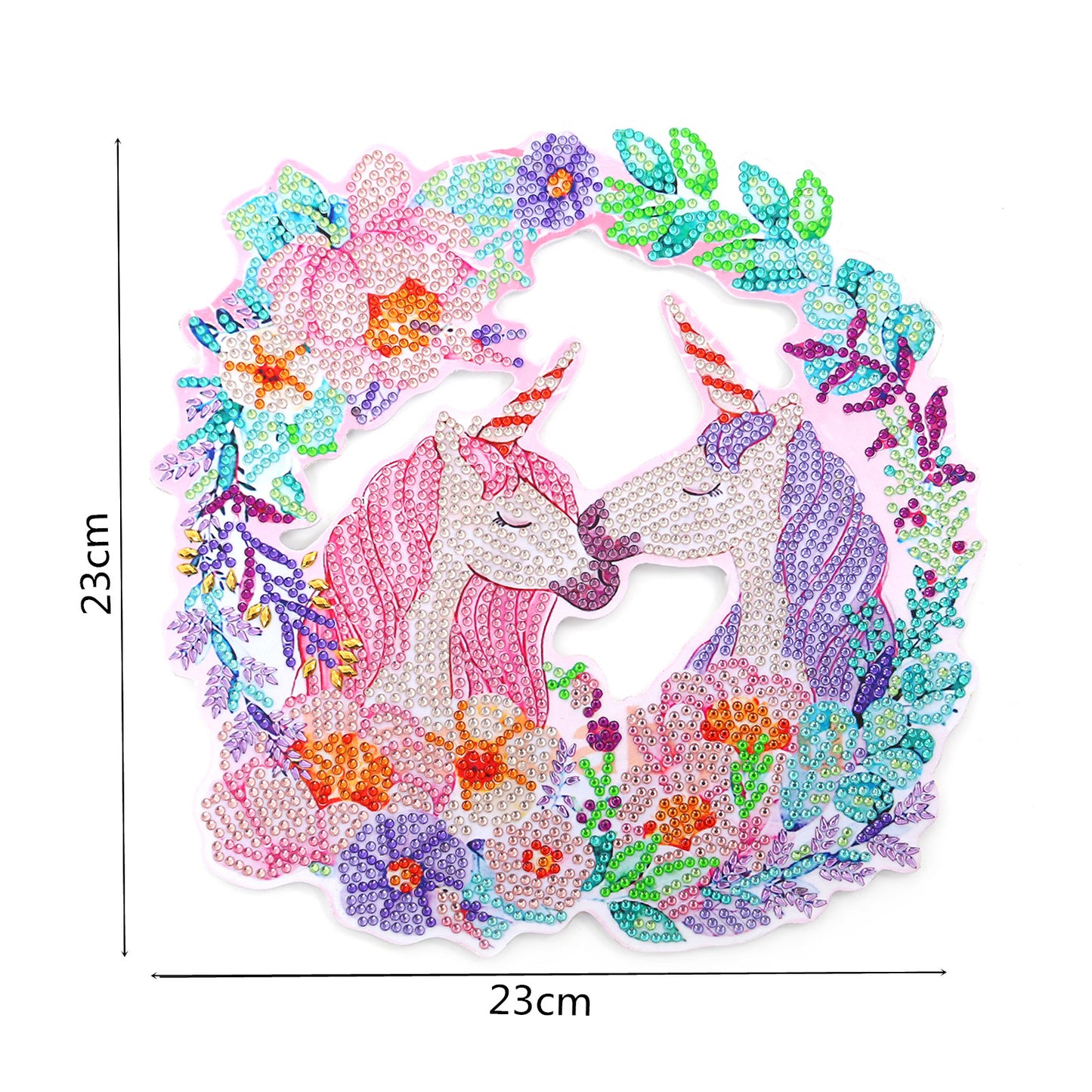 DIY Diamond Painting Wreath - Unicorn