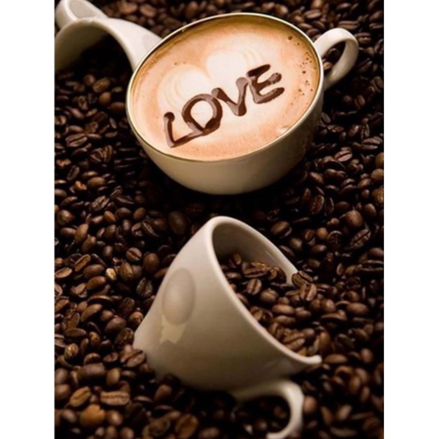 Coffee LOVE  | Full Round Diamond Painting Kits