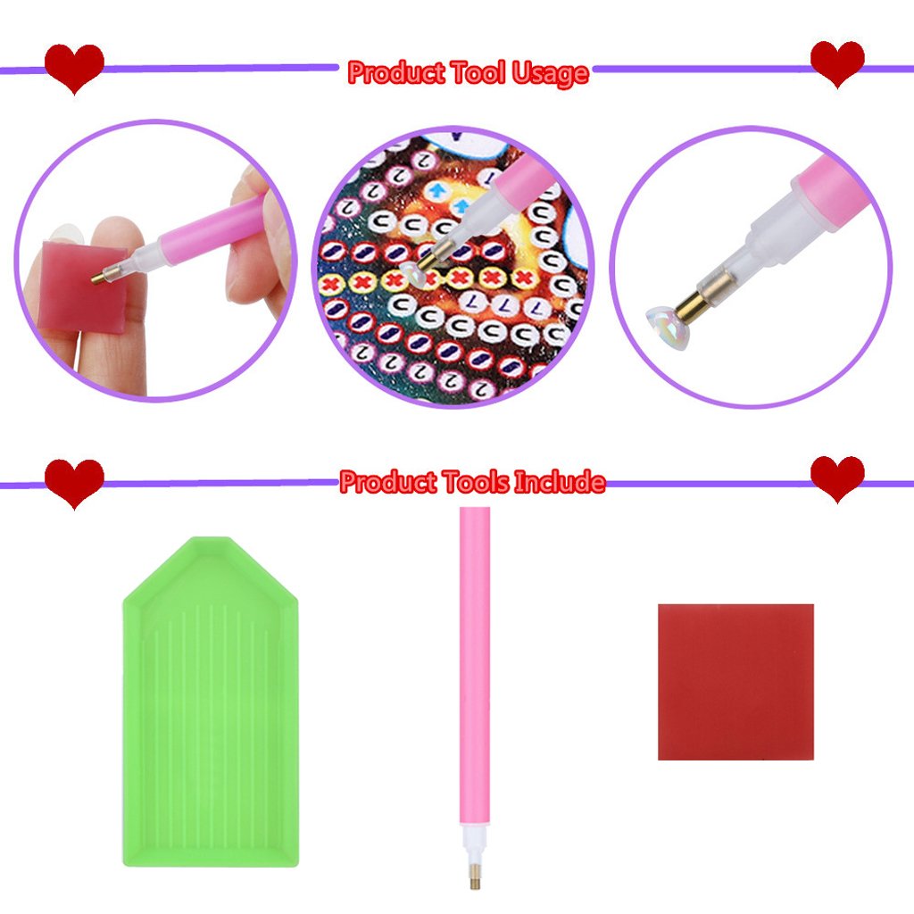 Heart Love | Special Shaped Diamond Painting Kits