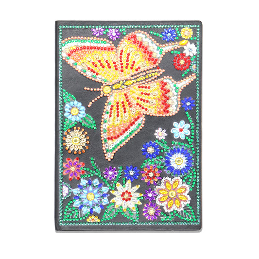 A5 5D Notebook DIY Part Special Shape Rhinestone Diary Book | Butterfly