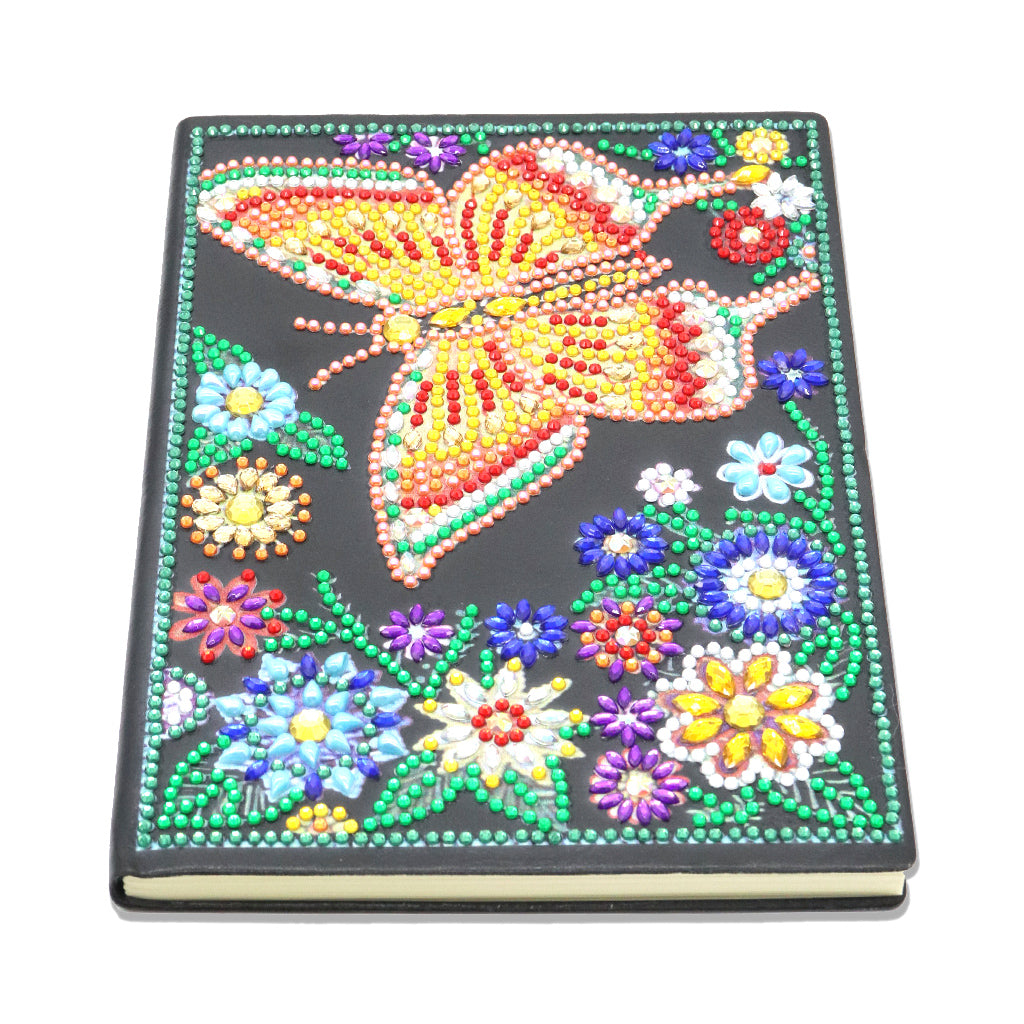 A5 5D Notebook DIY Part Special Shape Rhinestone Diary Book | Butterfly