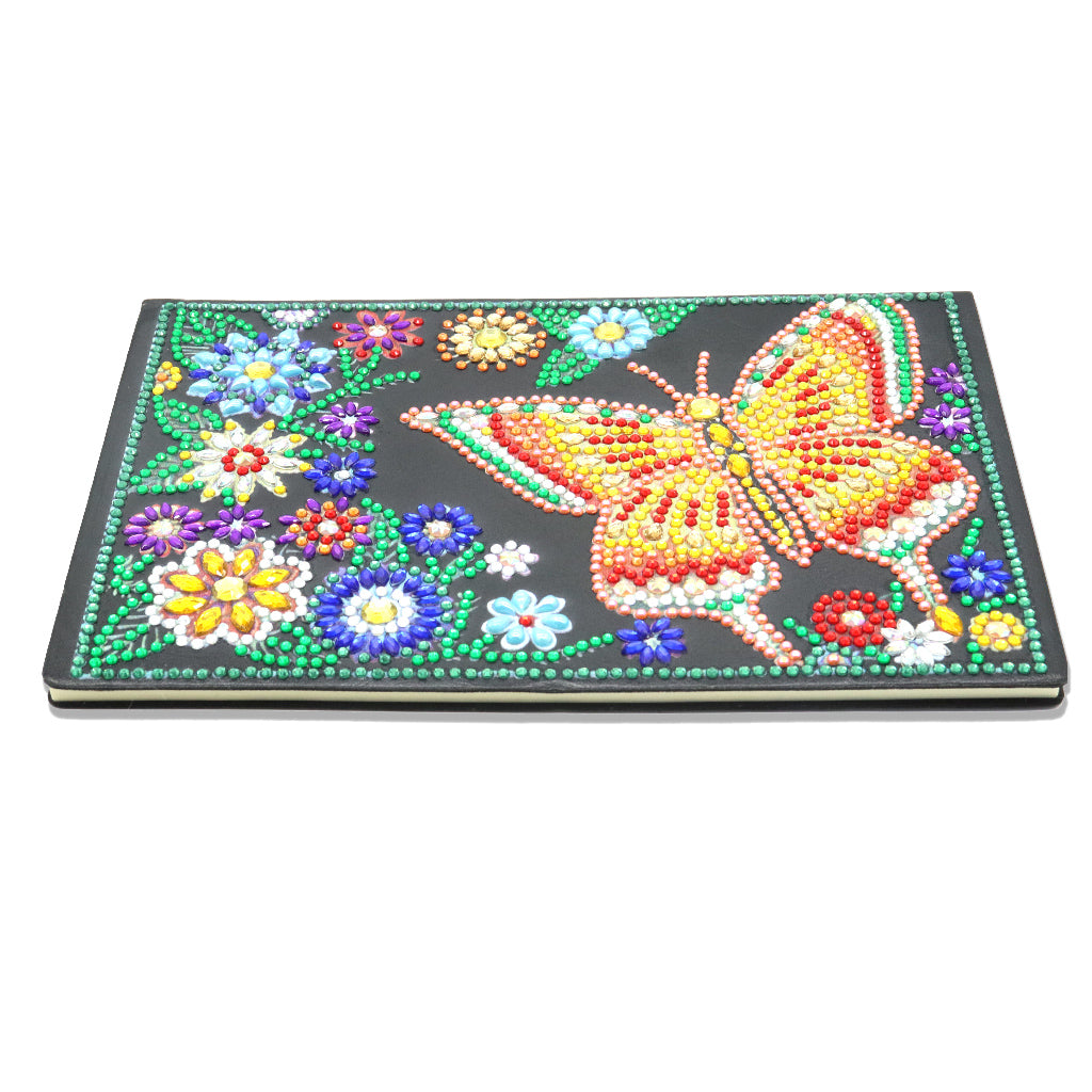 A5 5D Notebook DIY Part Special Shape Rhinestone Diary Book | Butterfly