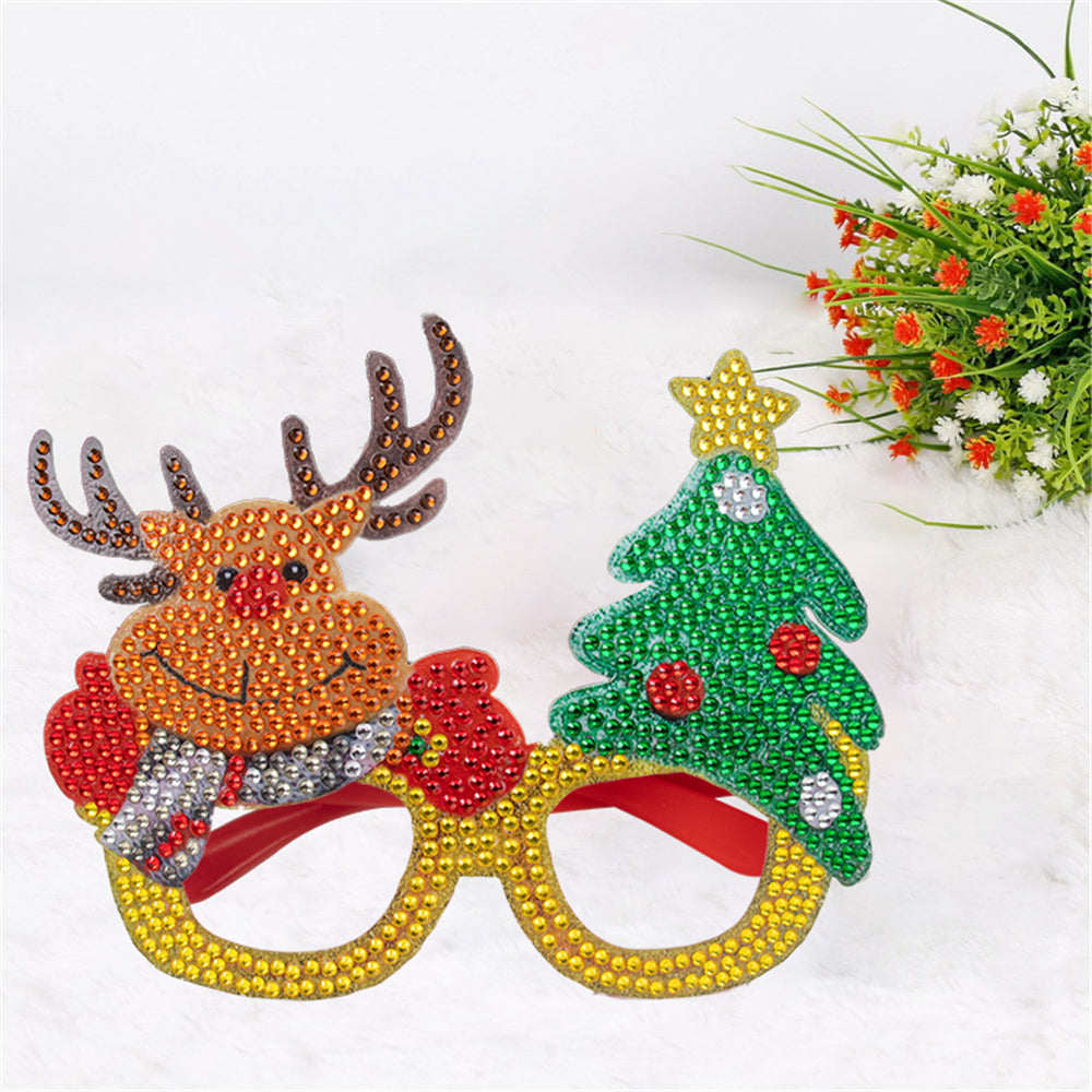 DIY Diamond Painting Christmas Funny Game Glasses | Christmas