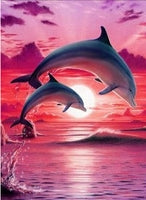 Dolphin | Full Round Diamond Painting Kits