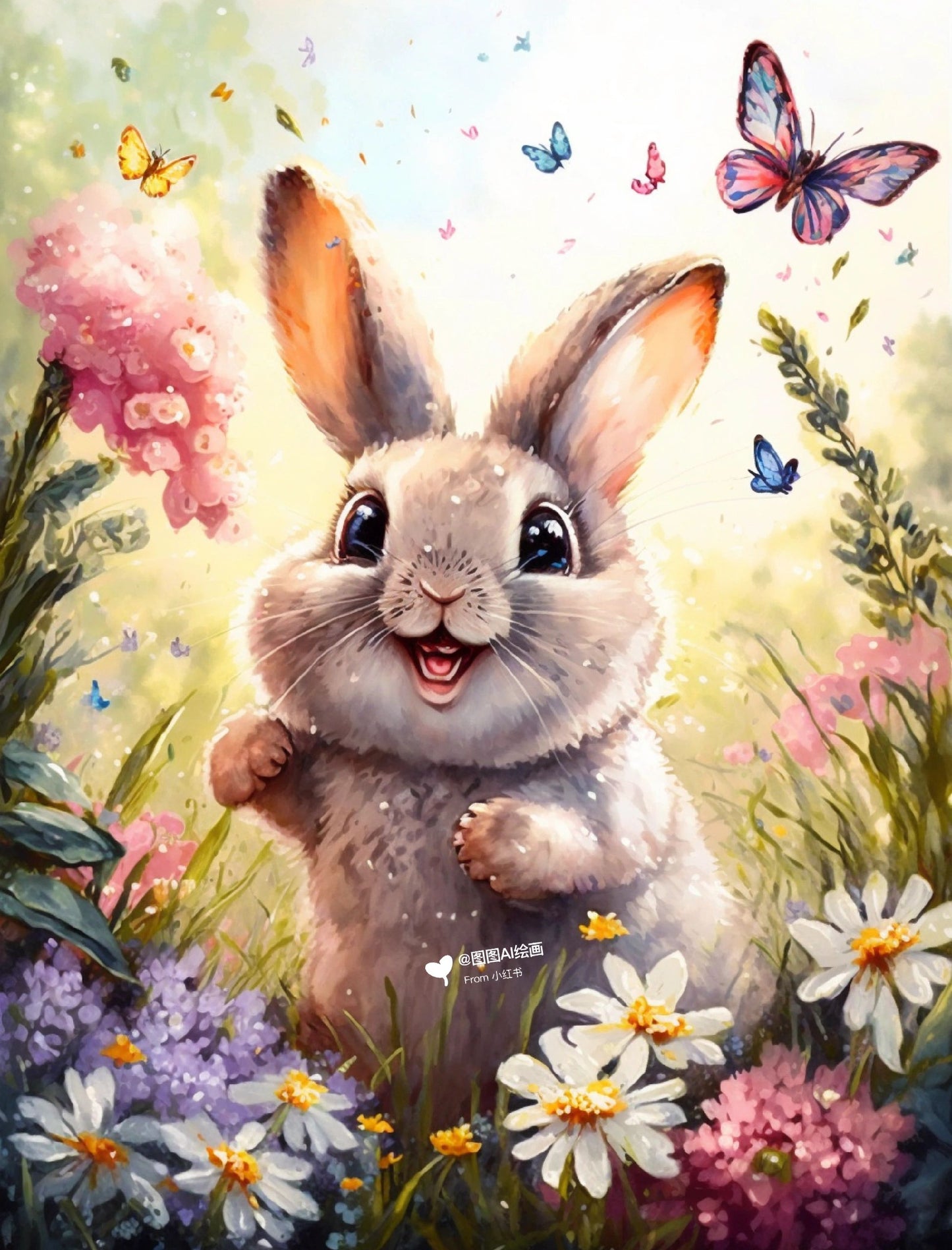 Full Round/Square Diamond Painting Kits |  Rabbit