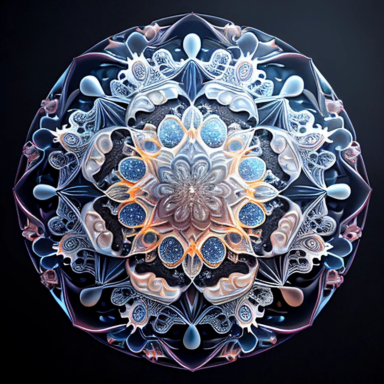 Kits complets de peinture diamant rond/carré | Mandala 