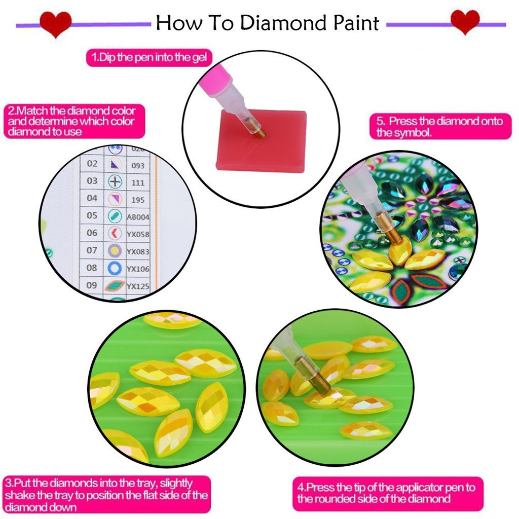 Fee | Speziell geformt | Crystal Strass Diamond Painting Kits 