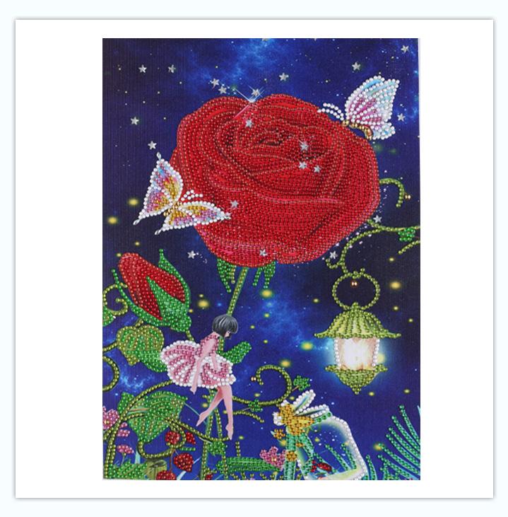 Rose flower | Special Shaped Diamond Painting Kits