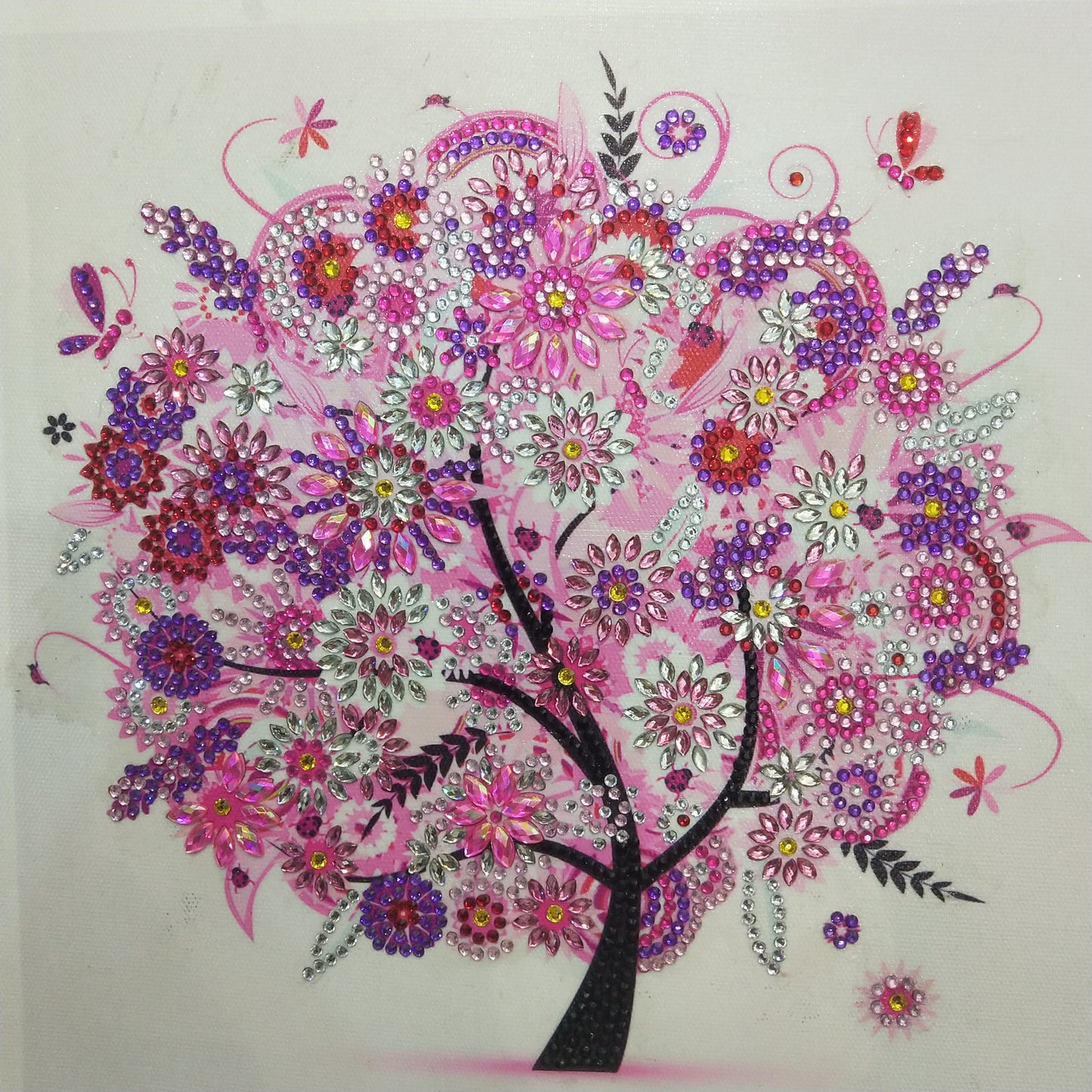 Four seasons tree autumn | Special Shaped Diamond Painting Kits