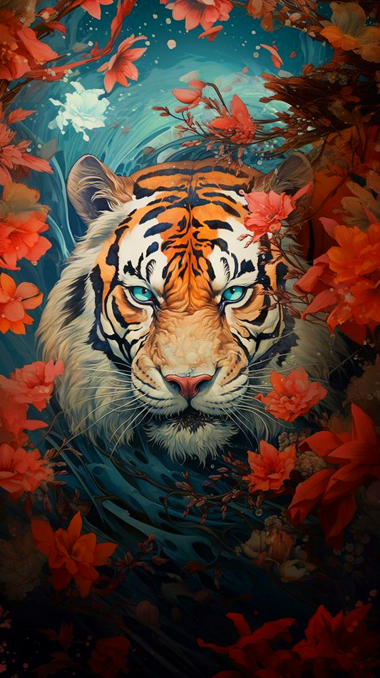 AB Diamond Painting    |  Tiger