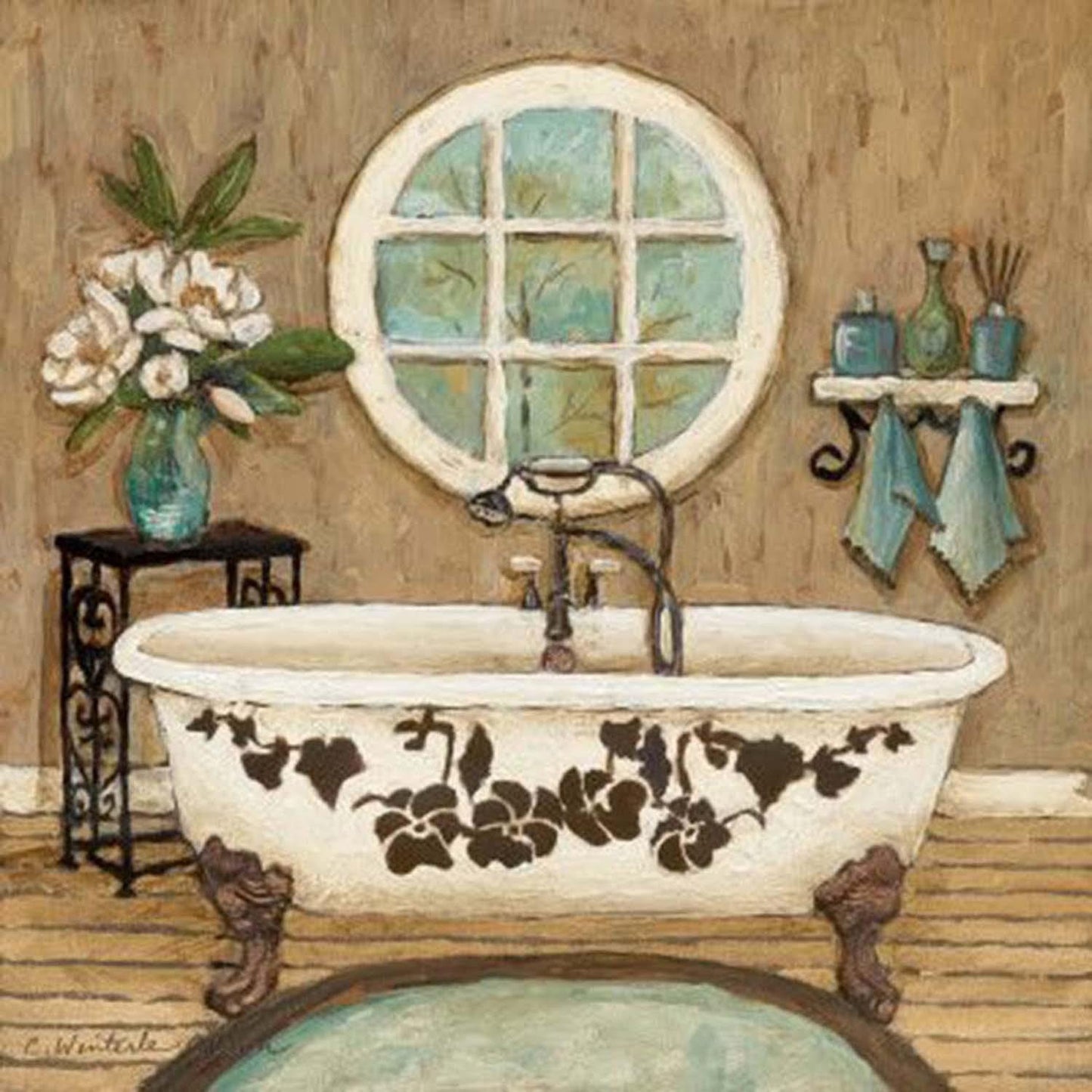 Bathtub | Full Round Diamond Painting Kits