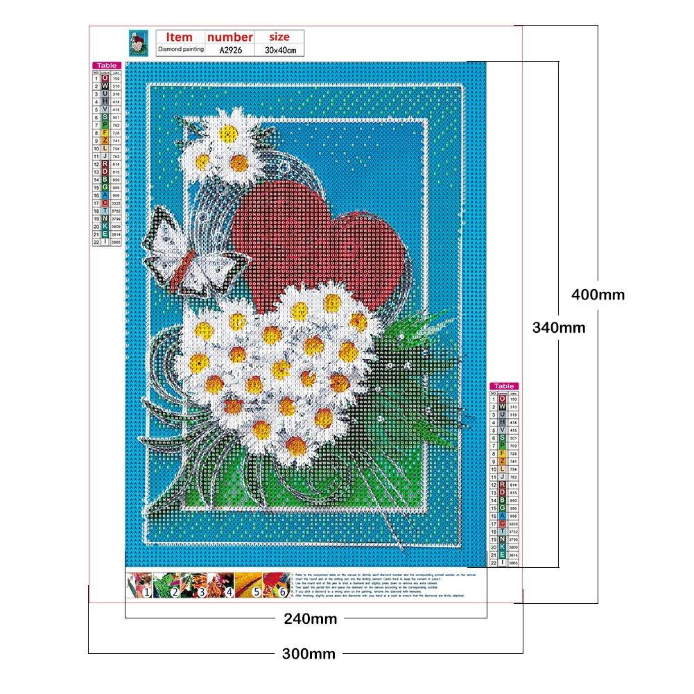 5D Flower | Full Round Diamond Painting Kit