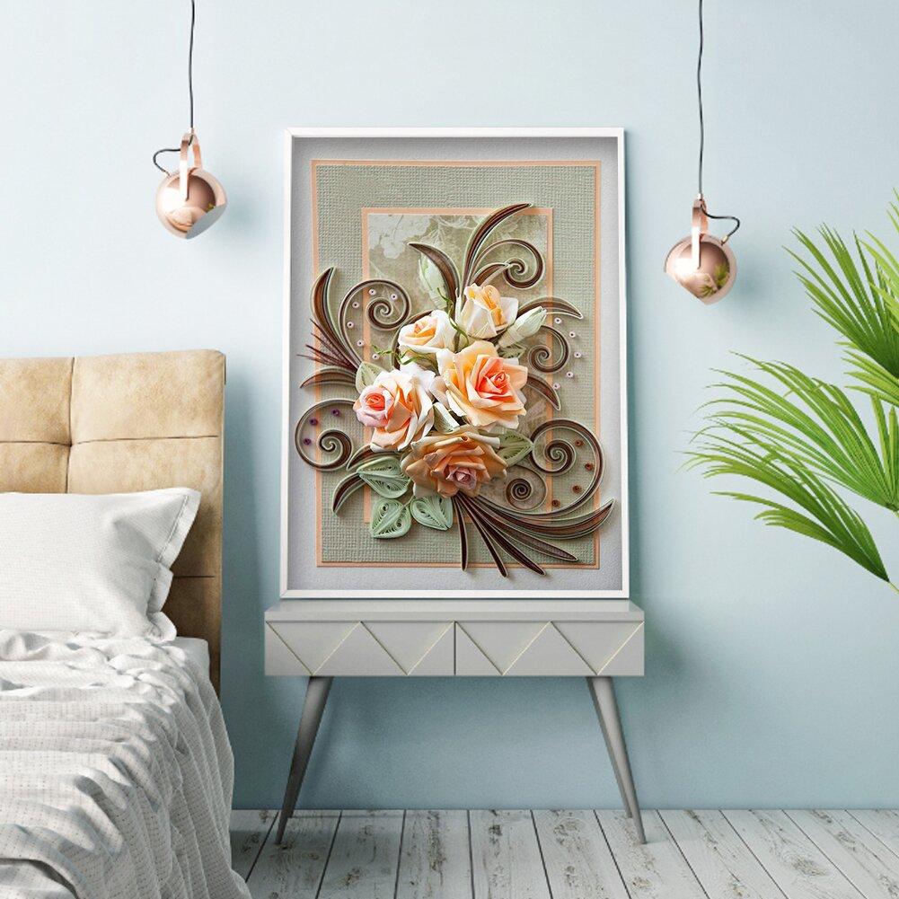 5D Flower | Full Round Diamond Painting Kit