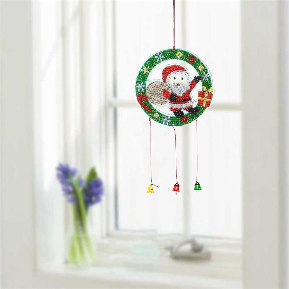 DIY Diamond Painting Christmas Pendant Diamond Craft Christmas Pattern Pendant