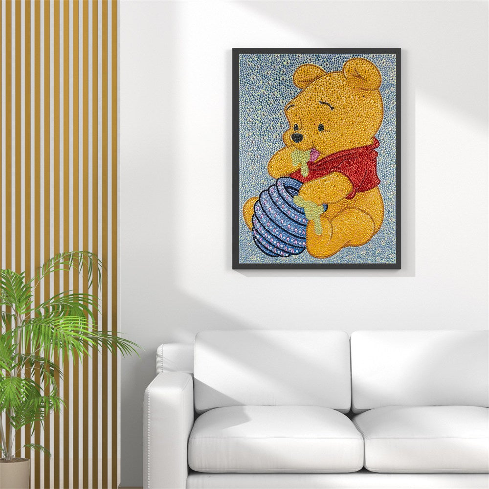 30 x 40CM | Special-shaped Drill Diamond Painting | Winnie the Pooh