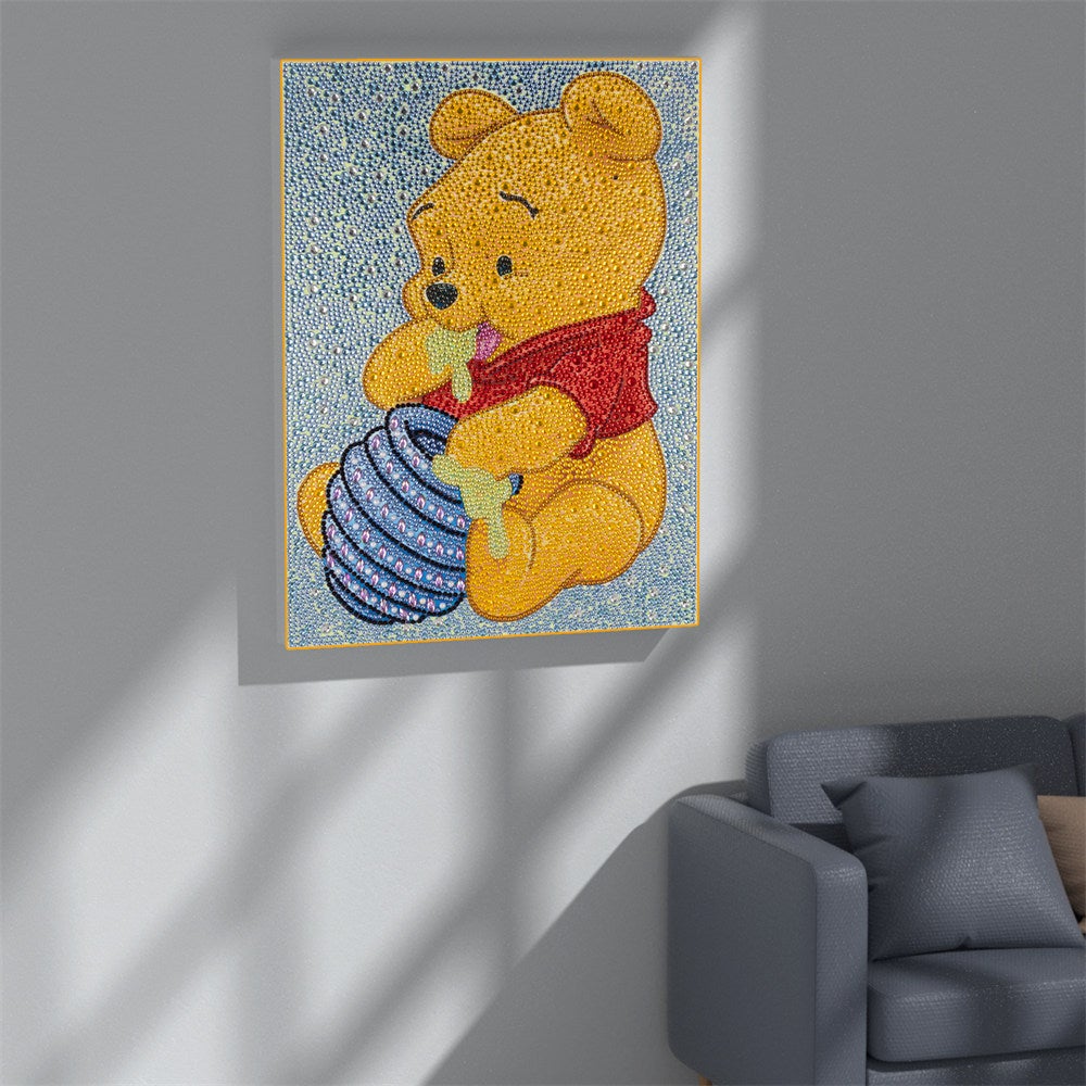 30 x 40CM | Special-shaped Drill Diamond Painting | Winnie the Pooh