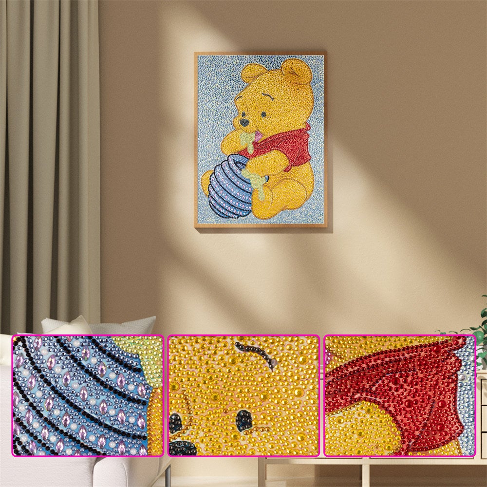 30 x 40CM | Special-shaped Drill Diamond Painting | Winnie the Pooh