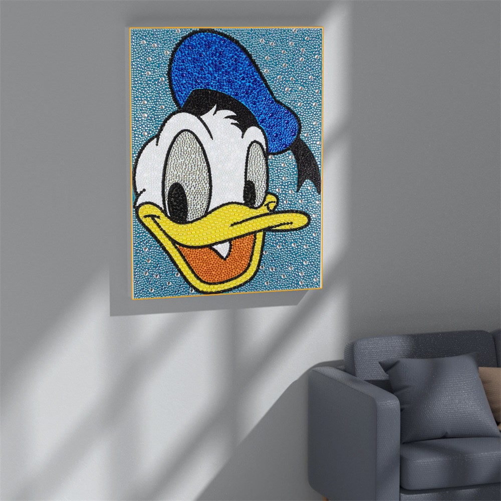 30 x 40CM | Special-shaped Drill Diamond Painting | Donald Duck