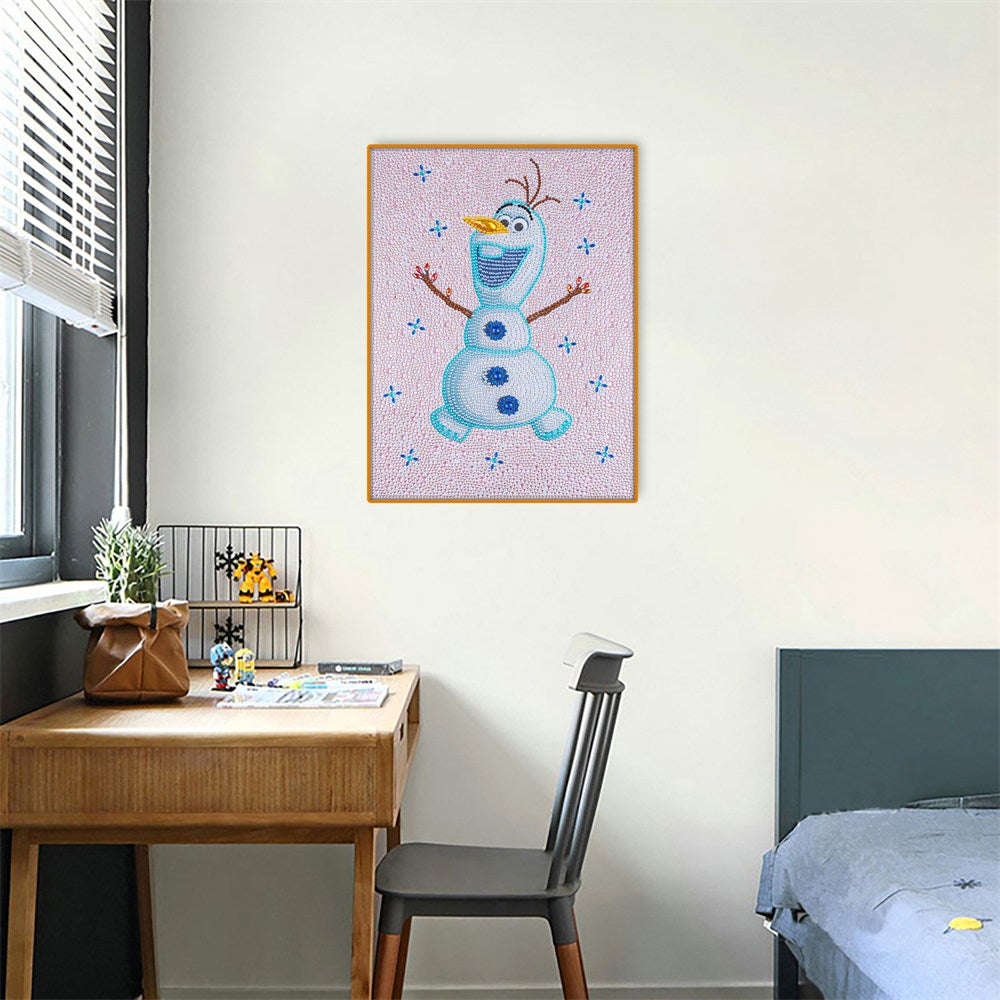 30 x 40CM | Special-shaped Drill Diamond Painting | Snowman