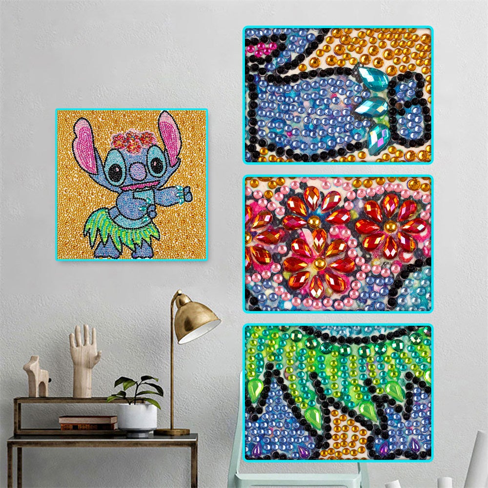 30 x 30CM | Special-shaped Drill Diamond Painting | Stitch