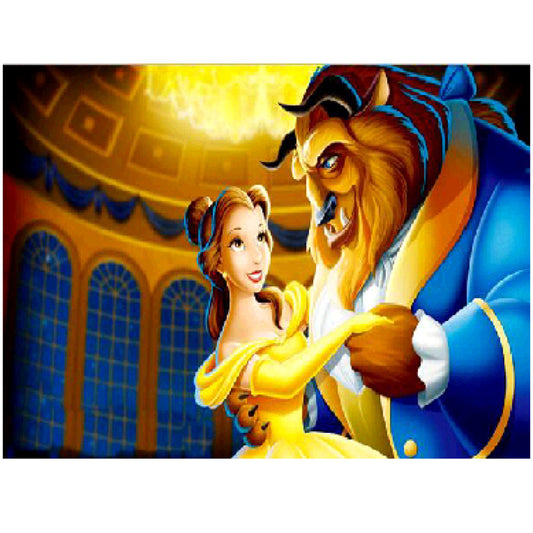 Beauty and the beast | Full Round Diamond Painting Kits