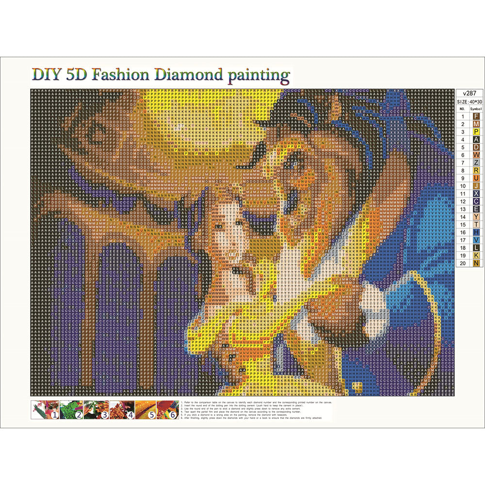 Beauty and the beast | Full Round Diamond Painting Kits