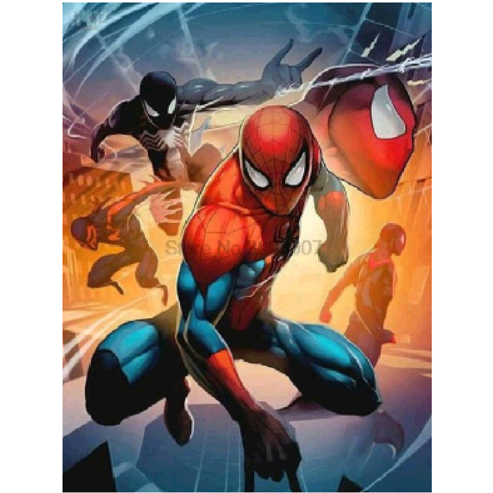 Spiderman | Vollständige runde Diamant-Malkits