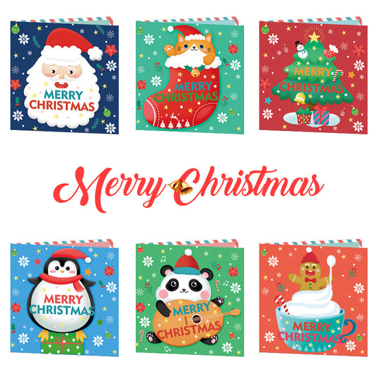 5D DIY Diamond Painting Greeting Card Special Shaped Birthday Xmas Gift