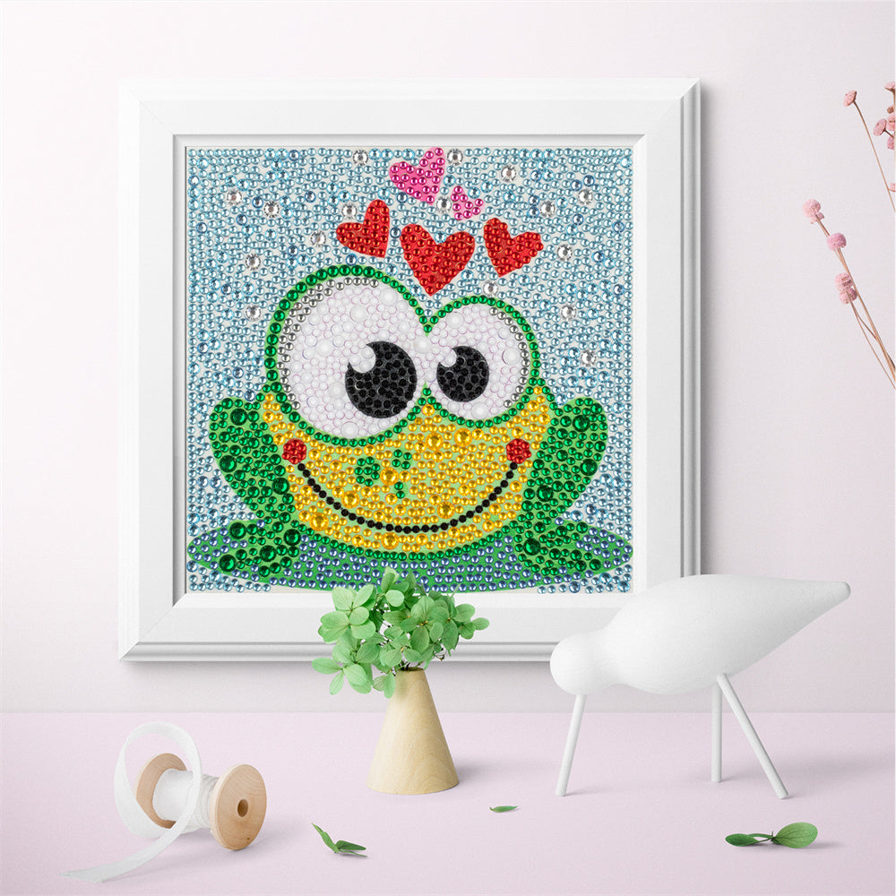 Children's Series-| frog | Crystal Rhinestone Full Diamond Painted-(Frameless)