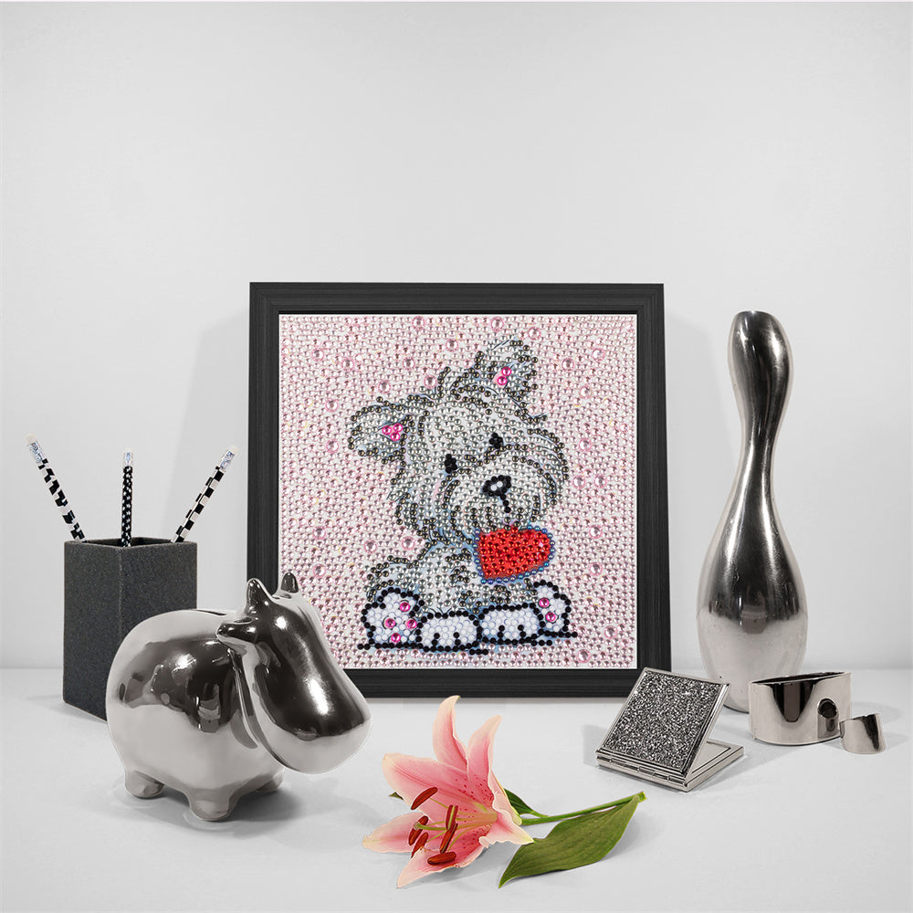 Children's Series-| dog | Crystal Rhinestone Full Diamond Painted-(Frameless)