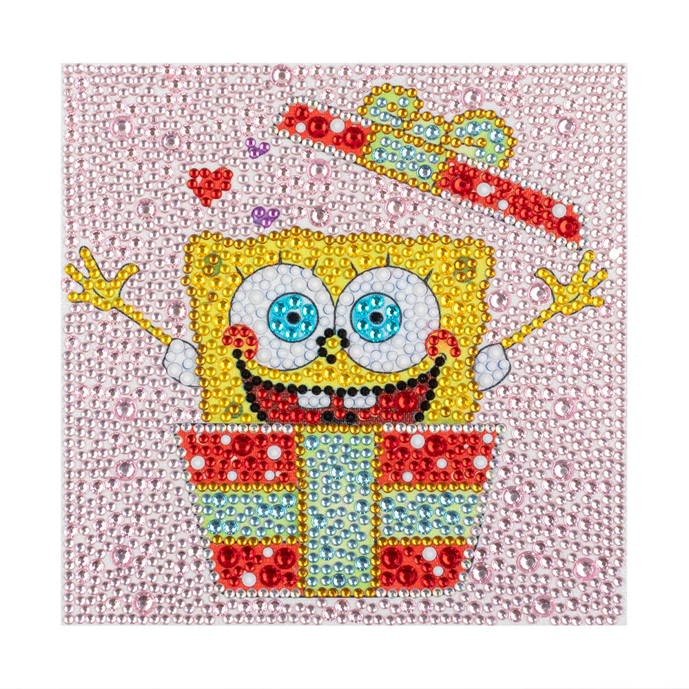 Children's Series-| SpongeBob | Crystal Rhinestone Full Diamond Painted-(Frameless)