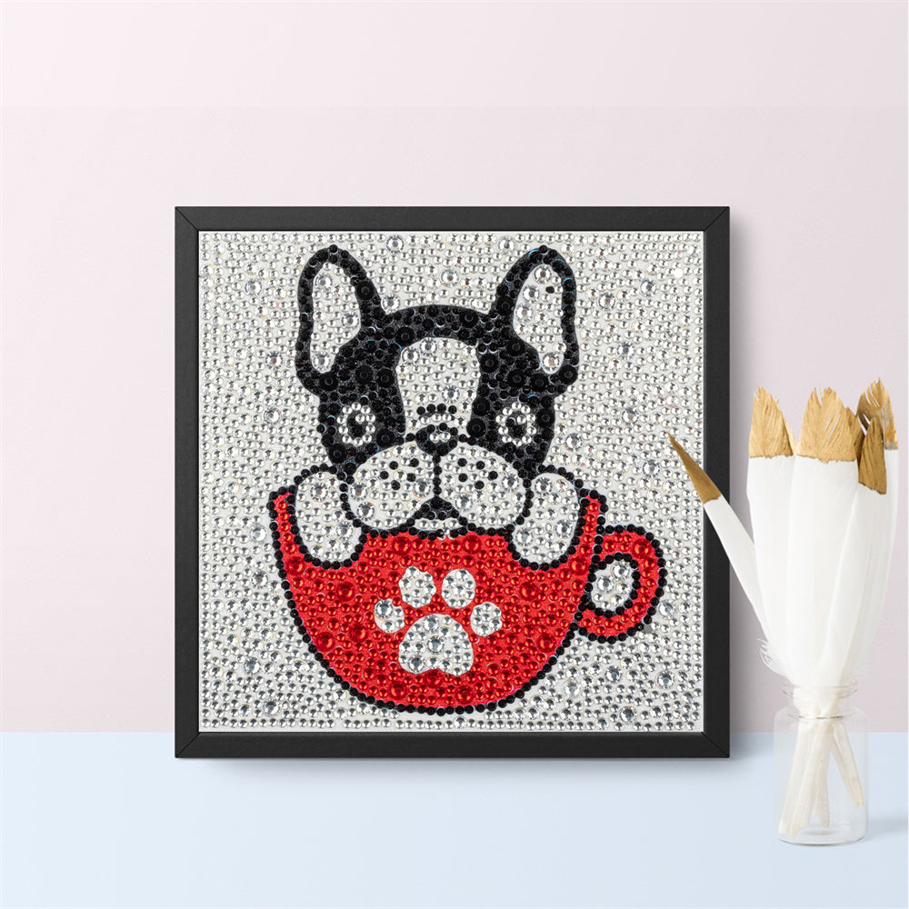 Children's Series-| Dog | Crystal Rhinestone Full Diamond Painted-(Frameless)