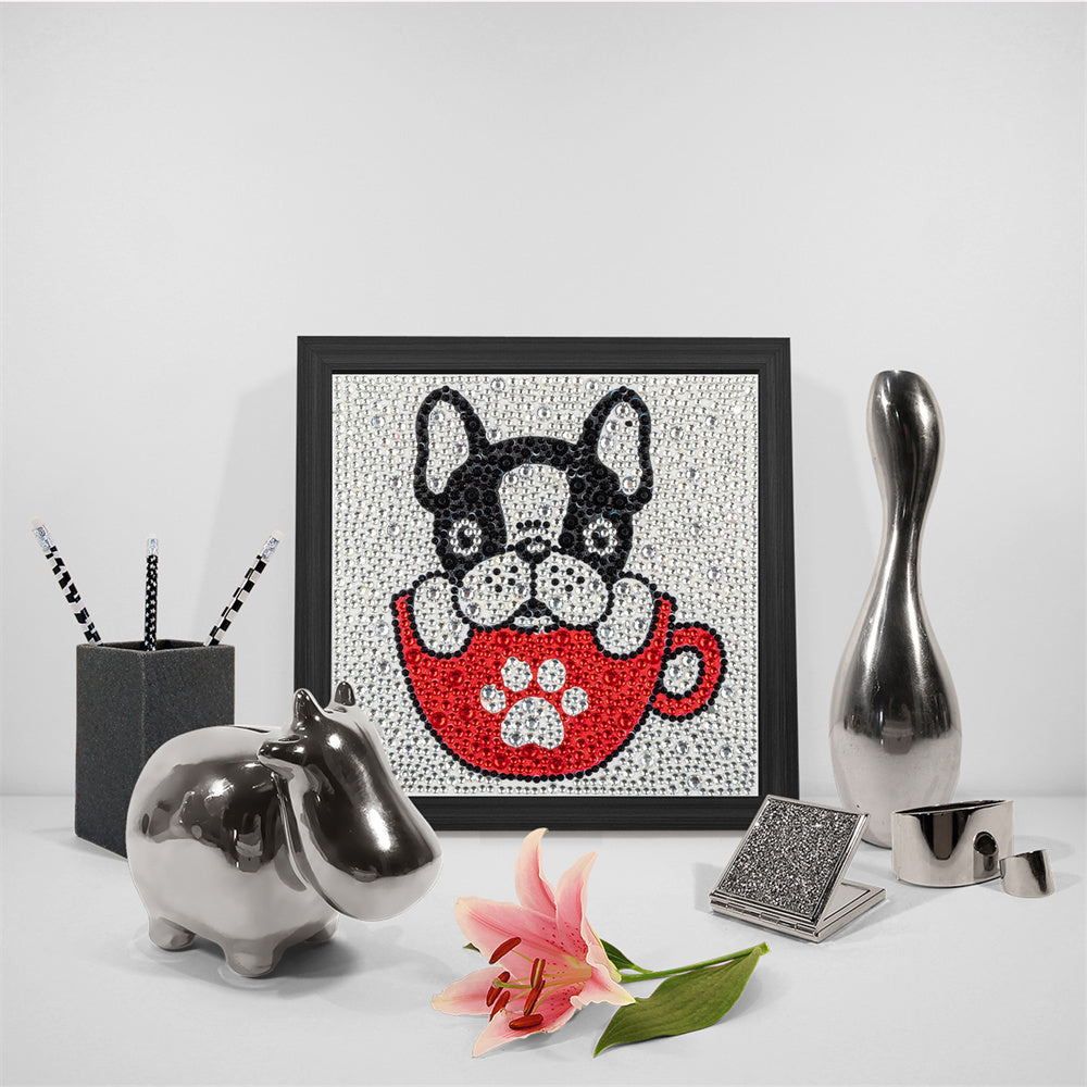 Children's Series-| Dog | Crystal Rhinestone Full Diamond Painted-(Frameless)