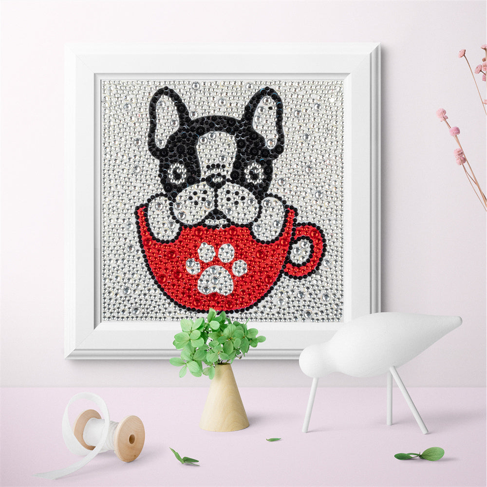 Children's Series-| Dog | Crystal Rhinestone Full Diamond Painted-(Frameless)