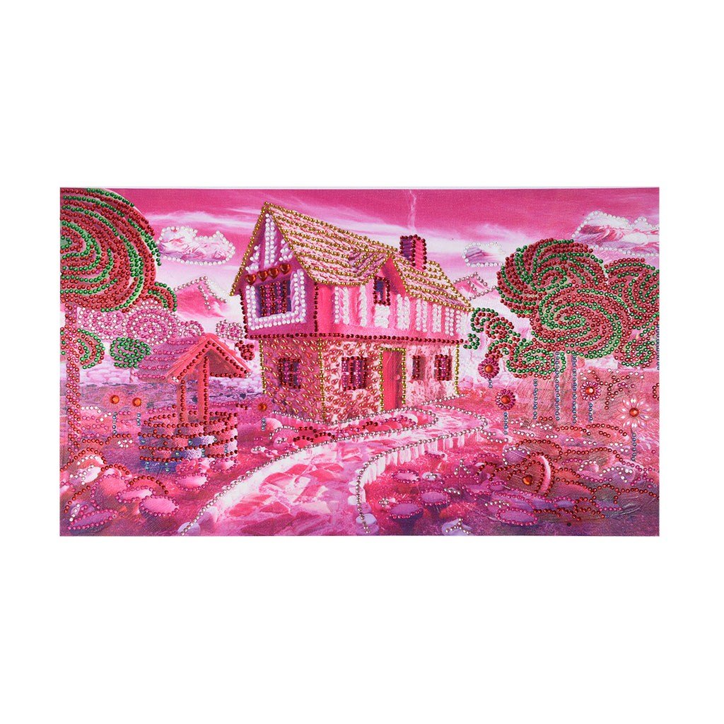 Lollipop house | Special Shaped Diamond Painting Kits