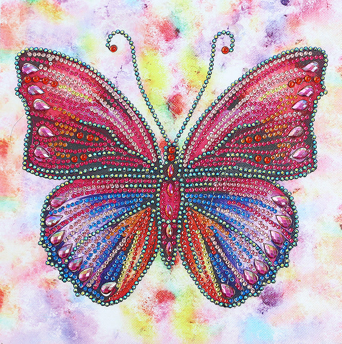 Schmetterling | Speziell geformte Diamant-Malkits