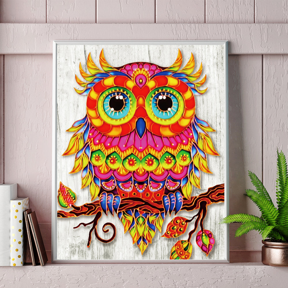 Owl | Special Shaped Diamond Painting Kits