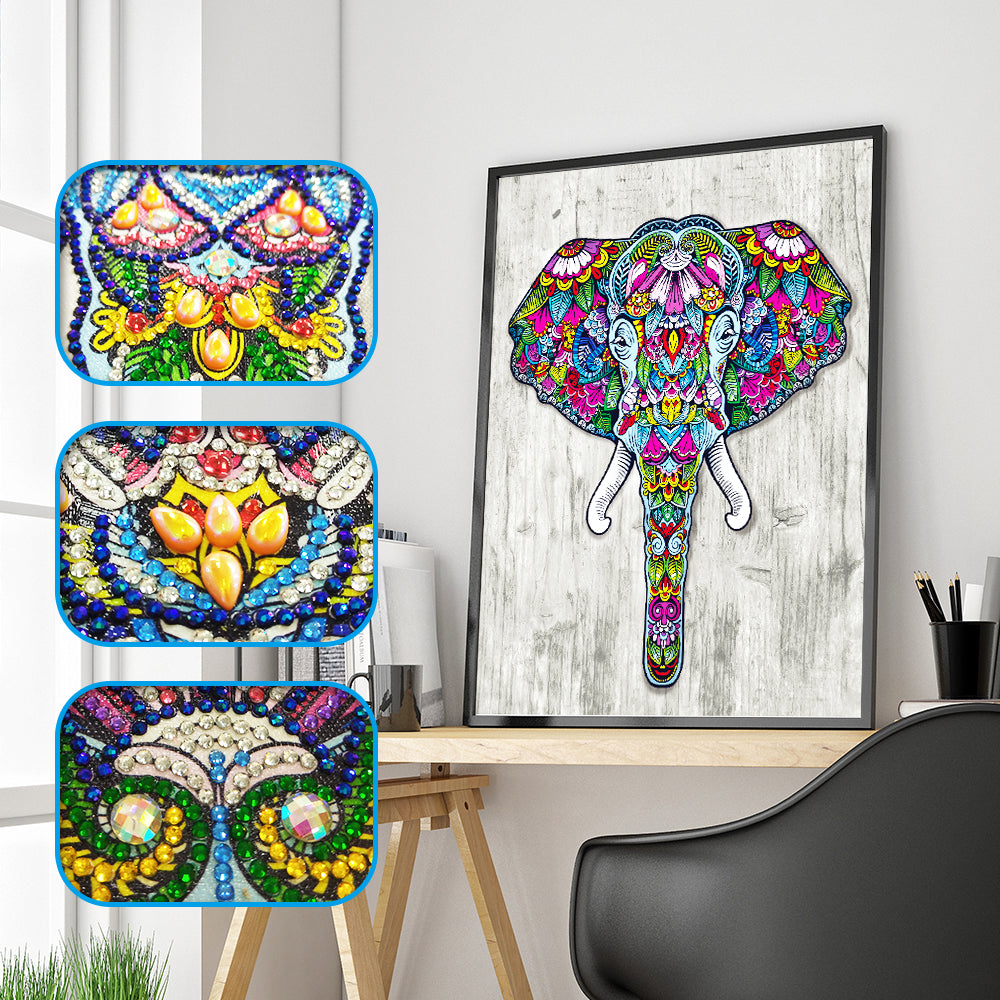 Elephant | Special Shaped Diamond Painting Kits