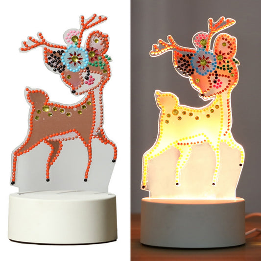 DIY Diamond Painting Led Light Lamp Home Desk Decor