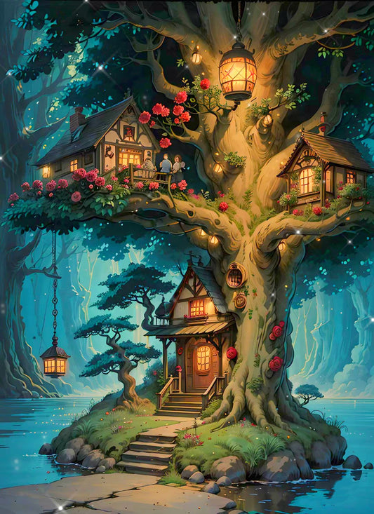 AB Diamond Painting  |  Tree House