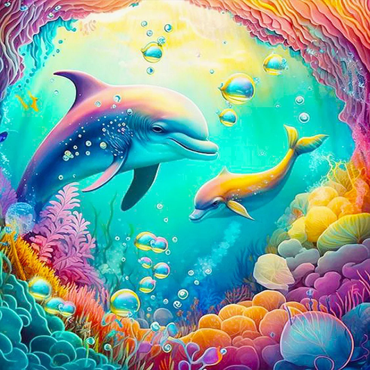 AB Diamond Painting  |  Dolphin