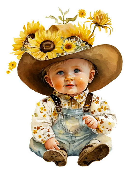 AB Diamond Painting  |  Cowboy Baby